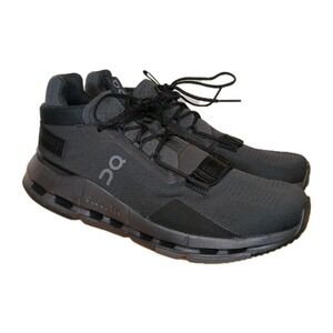 On Cloud Cloudnova 2 Shoes Sneakers All Black Men's Size 9.5